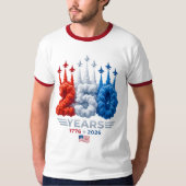 Patriotischer 250. Geburtstag T-Shirt (Vorderseite)