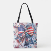 Patriotischer 250. Geburtstag Tasche (Rückseite)