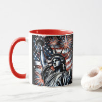 Patriotischer 4. Juli-Becher USA Unabhängigkeitsta