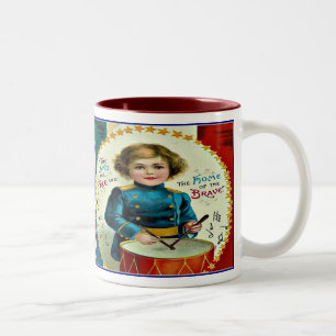 Patriotischer 4. Juli Getränkebechcher Zweifarbige Tasse