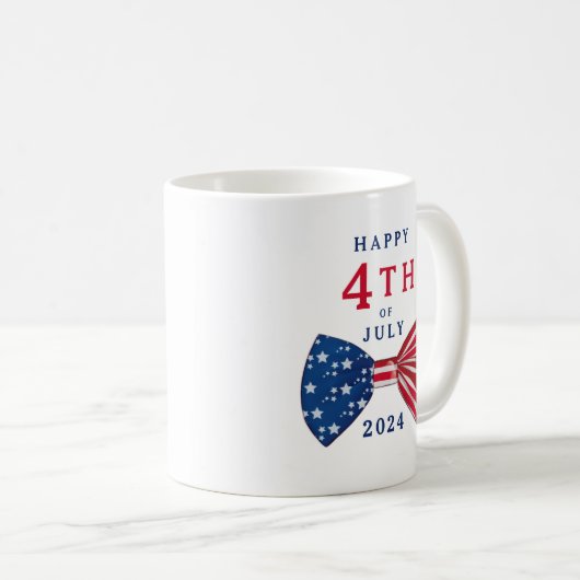Patriotischer 4. Juli Kaffeetasse (VorderseiteRechts)