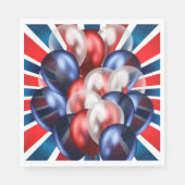 Patriotischer 4. Juli Luncheon Serviette (Vorderseite)