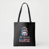 Patriotischer 4. Juli Nurse Independence Day Pride Tasche (Vorderseite)
