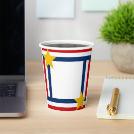 Patriotischer 4. Juli Pappbecher