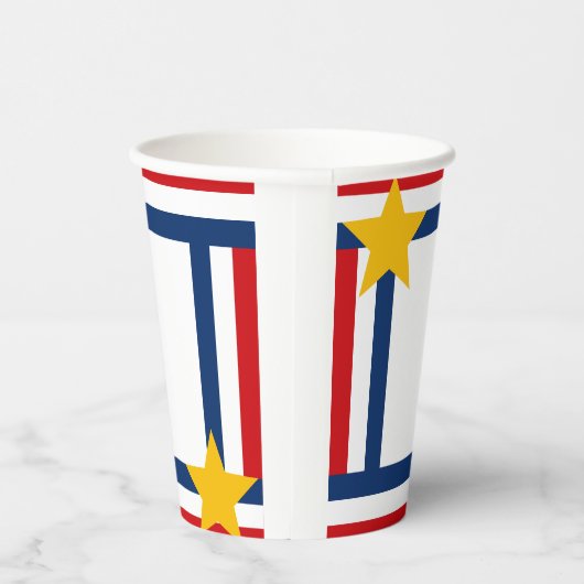 Patriotischer 4. Juli Pappbecher (Rechts)