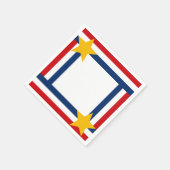 Patriotischer 4. Juli Serviette (Ecke)