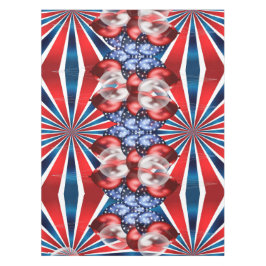 Patriotischer 4. Juli Tischdecke