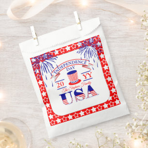 Patriotischer 4. Juli Unabhängigkeitstag Feier F Geschenktütchen