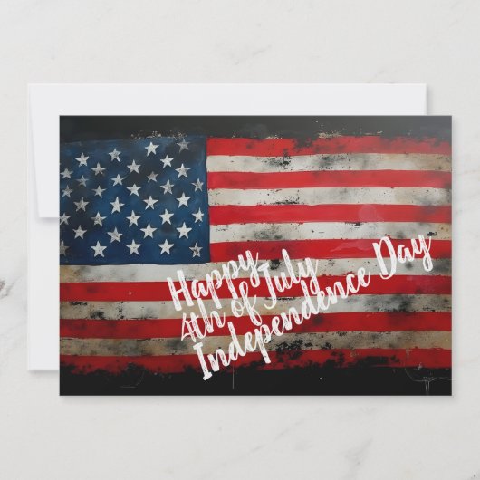 Patriotischer 4. Juli Unabhängigkeitstag Kunst (Vorderseite)