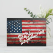 Patriotischer 4. Juli Unabhängigkeitstag Kunst (Stehend Vorderseite)