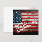 Patriotischer 4. Juli Unabhängigkeitstag Kunst (Vorne/Hinten)
