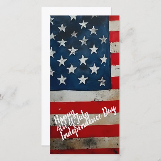 Patriotischer 4. Juli Unabhängigkeitstag Kunst (Vorne/Hinten)