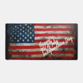 Patriotischer 4. Juli Unabhängigkeitstag Kunst Schreibtischunterlage (Vorderseite)