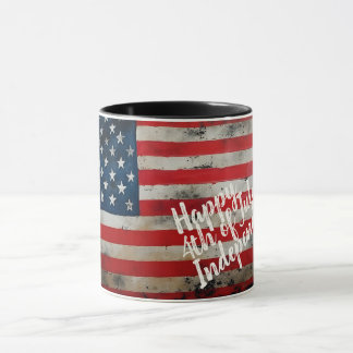 Patriotischer 4. Juli Unabhängigkeitstag Kunst Tasse