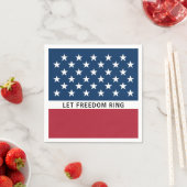 Patriotischer 4. Juli US Flagge Serviette (Beispiel)