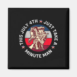 Patriotischer 4. Juli USA Unabhängigkeits-Minuten- Magnet
