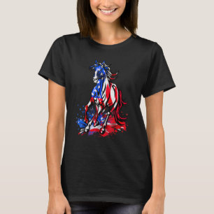 Patriotischer 4. Tag der Unabhängigkeit der amerik T-Shirt