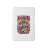Patriotischer Abraham Trinkender Retro Badematte (Vorderseite Vertikal)