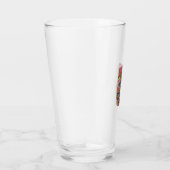 Patriotischer Abraham Trinkender Retro Glas (Rechts)