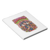 Patriotischer Abraham Trinkender Retro Notizblock (angewinkelt)