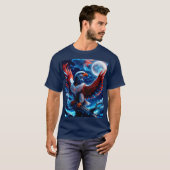 Patriotischer Adler 1 T-Shirt (Vorne ganz)