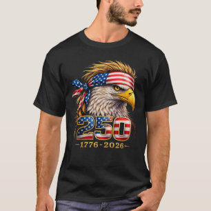 Patriotischer Adler 250 Amerikanische Grafik T-Shirt