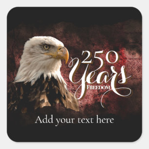 Patriotischer Adler 250 Jahre Aufkleber