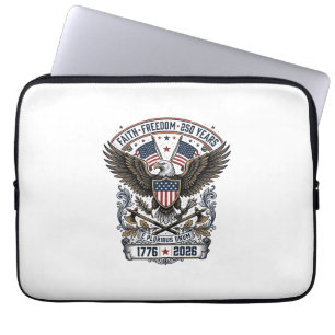 Patriotischer Adler 250 Jahre Vintage Freiheit Laptopschutzhülle