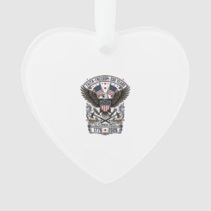 Patriotischer Adler 250 Jahre Vintage Freiheit Ornament