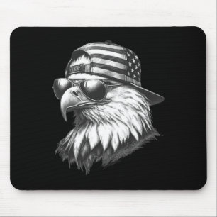 Patriotischer Adler 4. Juli US-amerikanische Flagg Mousepad