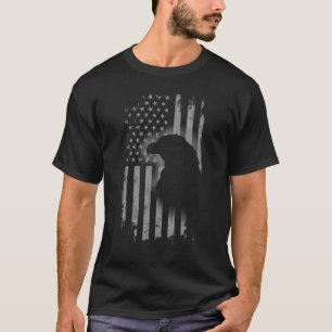 Patriotischer Adler - Amerikanische Flagge - Coole T-Shirt