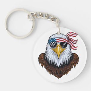 Patriotischer Adler aus den USA Schlüsselanhänger