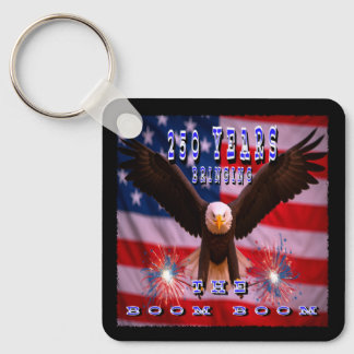 Patriotischer Adler - Boom bringen Schlüsselanhänger