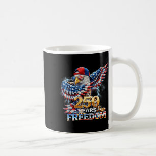 Patriotischer Adler Dabbing USA-Flagge 4. Juli Kaffeetasse