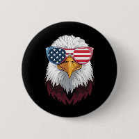 Patriotischer Adler der amerikanischen Flagge am 4