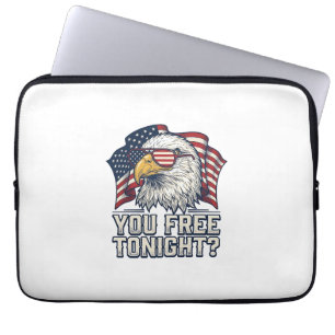 Patriotischer Adler Du Bist Heute Abend Frei Vinta Laptopschutzhülle