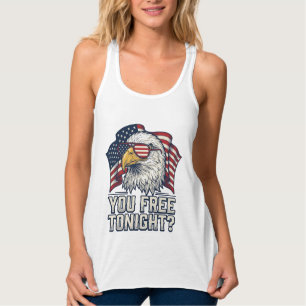 Patriotischer Adler Du Bist Heute Abend Frei Vinta Tank Top