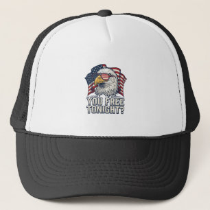 Patriotischer Adler Du Bist Heute Abend Frei Vinta Truckerkappe