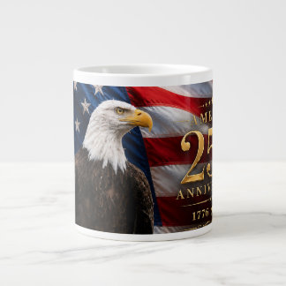 Patriotischer Adler Jumbo-Tasse