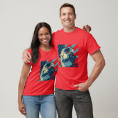 "Patriotischer Adler mit Sonnenbrille T - Shirt" T-Shirt (Unisex)