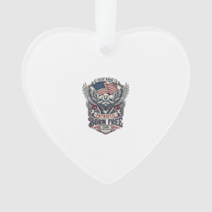 Patriotischer Adler Motorradfahrer Straßenfreiheit Ornament