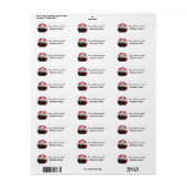 Patriotischer Adler (rund) (Vorne)