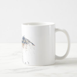 Patriotischer Adler, USA/USA, SAD-Flagge Kaffeetasse