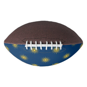 Patriotischer American Football mit Flagge von Mak