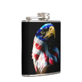 Patriotischer Amerikaner Eagle Flachmann (Rechts)