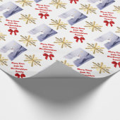 Patriotischer Amerikaner Geschenkpapier (Ecke)