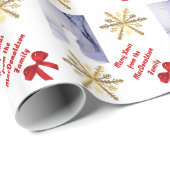 Patriotischer Amerikaner Geschenkpapier (Rolleneckpunkt)