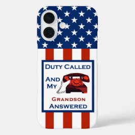 [Patriotischer Amerikaner] Militärveteranendienst  iPhone 16 Hülle
