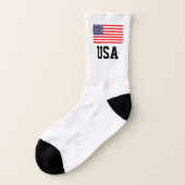 Patriotischer amerikanische Flagge Socken (Links - Außen)