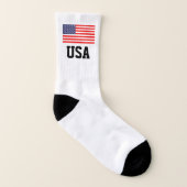 Patriotischer amerikanische Flagge Socken (Links - Innen)